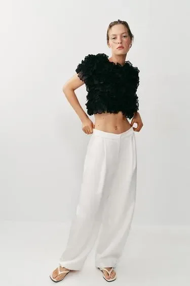 Zara Топ с рельефным узором