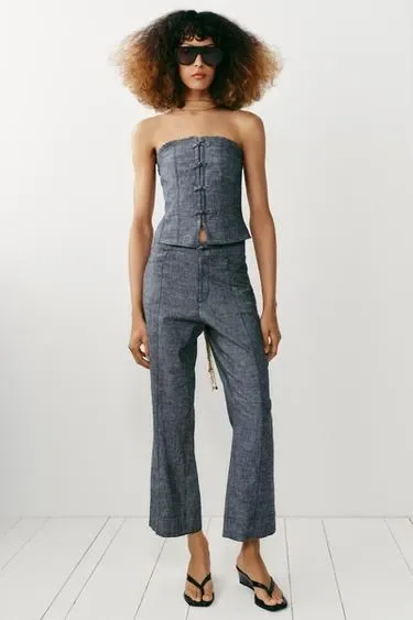 Zara Укороченный топ