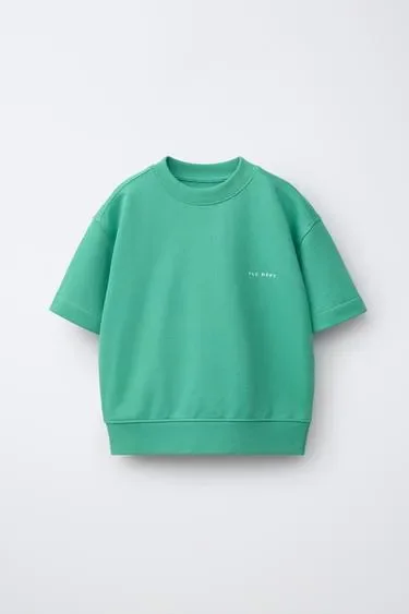 Zara Толстовка с короткими рукавами