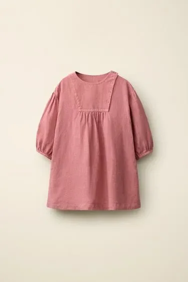 Платье из 100% льна коллекции CARAMEL LONDON X ZARA