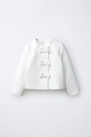 Zara Жакет с бантами купить с доставкой.