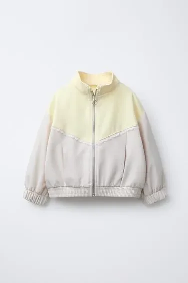 Zara Спортивная куртка с тюлевыми полосами