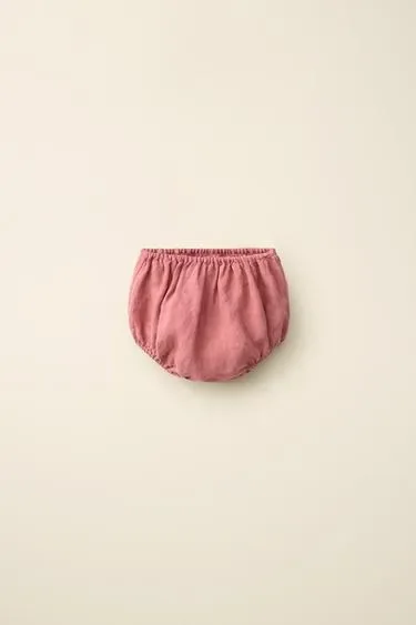 Шорты из 100% льна BLOOMERS из коллекции CARAMEL LONDON X ZARA