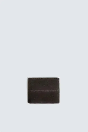 Zara Кожаный кошелек купить с доставкой.