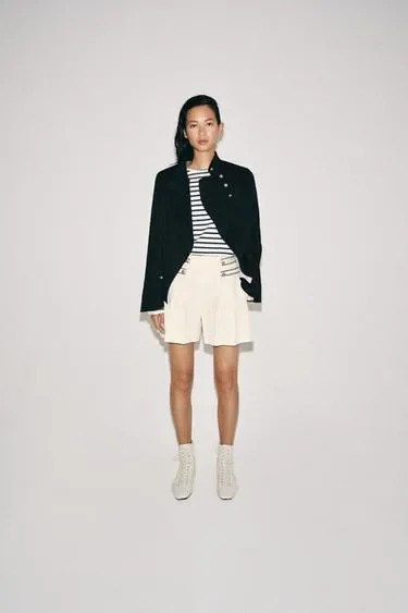 Шорты со складками — коллекция Zara «Zw»