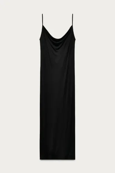 Длинное платье с драпировкой marisa berenson x zara