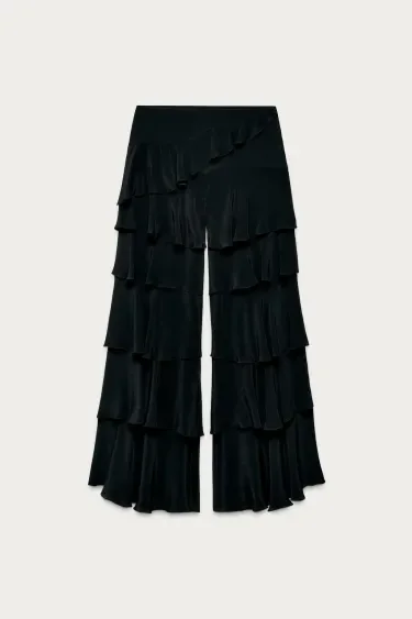 Брюки marisa berenson x zara с рюшами