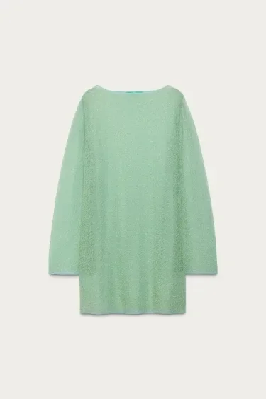 Zara Полупрозрачное трикотажное платье MARISA BERENSON X ZARA