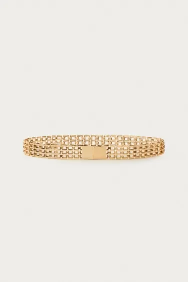 Пояс marisa berenson x zara из металлических цепочек