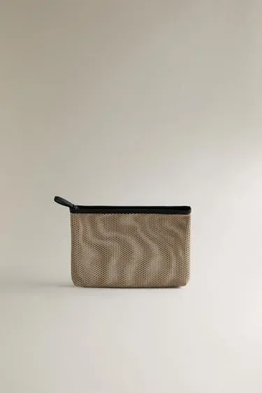 Zara Вязаная косметичка