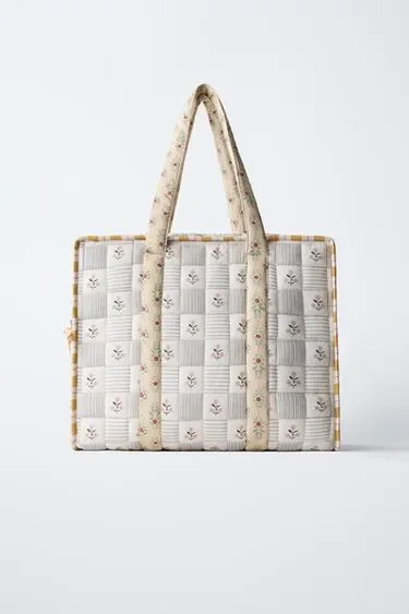 Zara Стеганая сумка MATERNITY