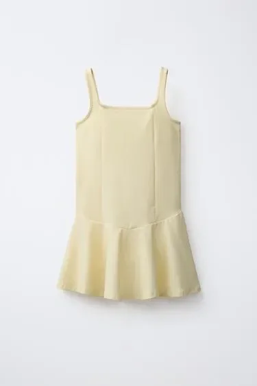 Zara Платье с расклешенной юбкой