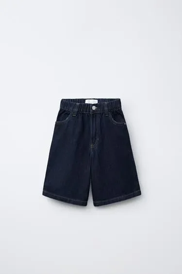 Zara Джинсовые шорты багги купить с доставкой.