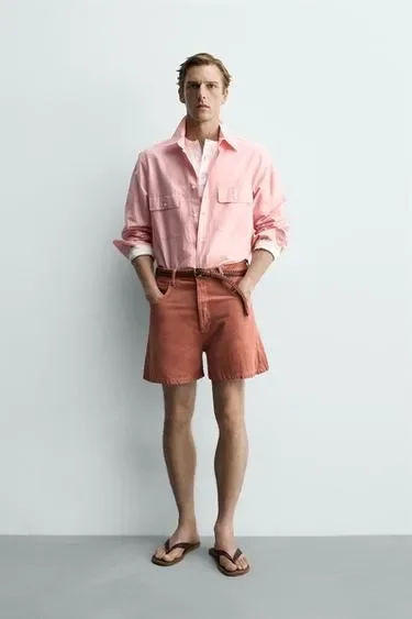Zara Джинсовые шорты 