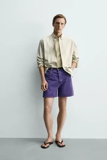 Zara Джинсовые шорты 