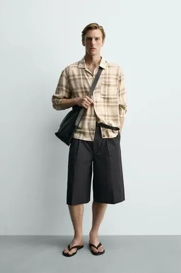 Zara Рубашка  в клетку