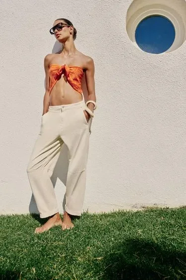 Zara Джинсы Z1975 CHINO свободного кроя купить с доставкой.