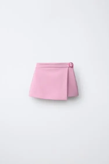Zara Юбка-шорты с пряжкой купить с доставкой.
