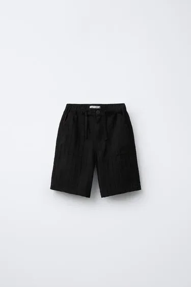 Zara Шорты рельефной фактуры
