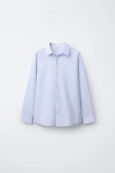 Zara Однотонная классическая рубашка