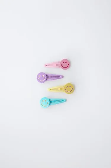 Zara Набор из 4 заколок для волос SMILEYWORLD ®
