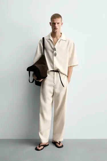 Zara Рубашка  из струящейся ткани
