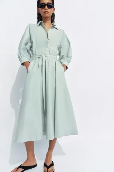 Zara Платье-рубашка — коллекция ZARA «ZW»