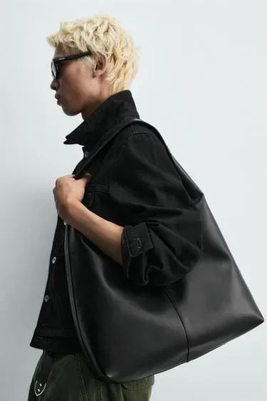 Zara Однотонная сумка-шопер