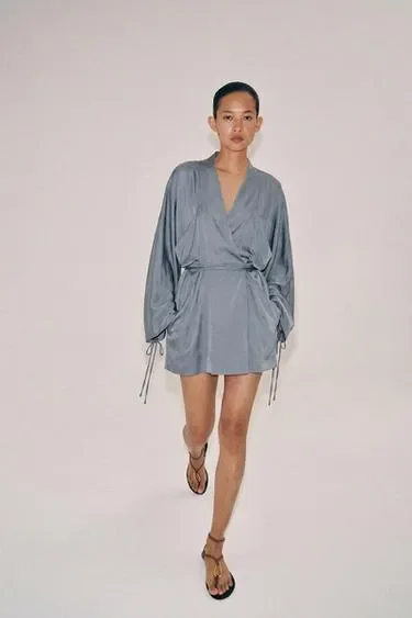 Zara Короткое платье с запахом — коллекция ZARA «ZW»