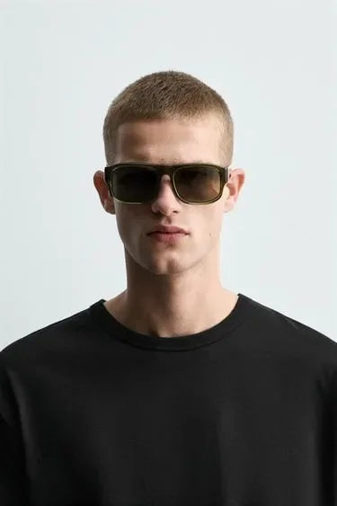 Zara Прямоугольные солнцезащитные очки