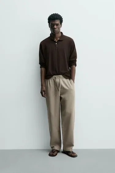 Zara Брюки  структурные