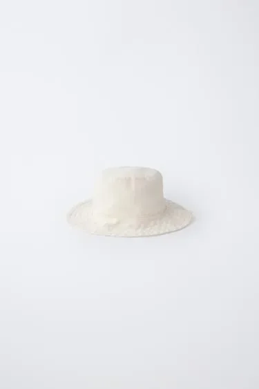 Zara Панама из саржи купить с доставкой.