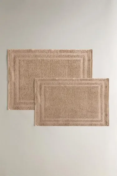 Хлопковый коврик для ванной