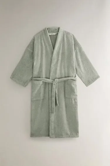 Zara Высококачественный хлопковый халат (420 г/м²)
