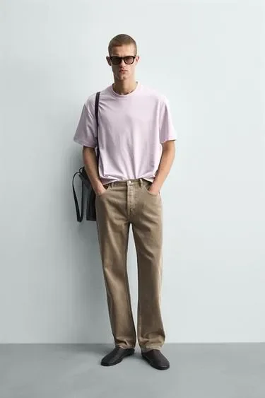 Zara Футболка  интерлок /04