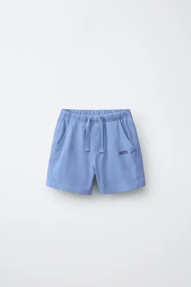 Zara Шорты-бермуды из плотной ткани купить с доставкой.