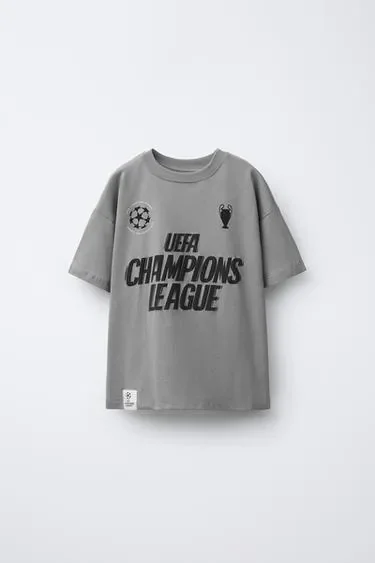 Zara Футболка с принтом UEFA CHAMPIONS LEAGUE ® купить с доставкой.