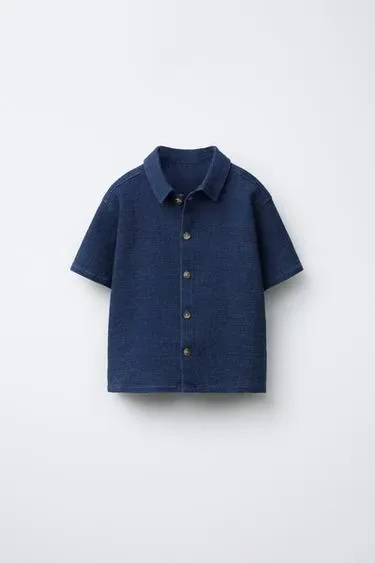 Zara Текстурированная рубашка