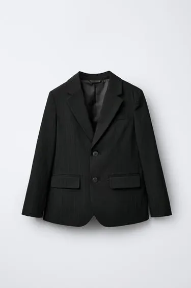 Zara Пиджак в тонкую полоску