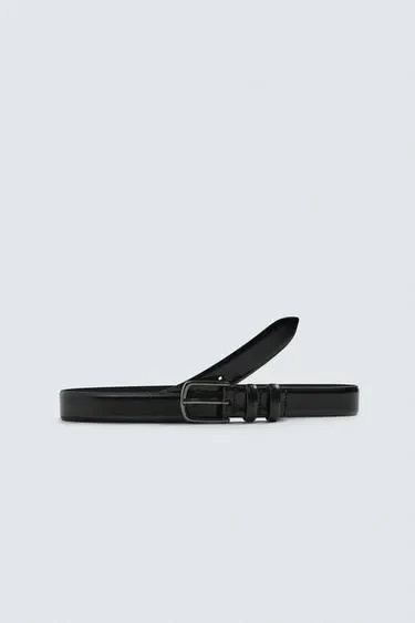 Кожаный ремень ZARA 