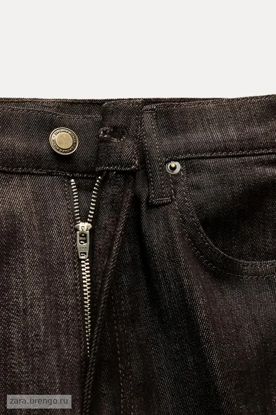ДЖИНСЫ  укороченные С ВЫСОКОЙ ПОСАДКОЙ — коллекция Zara «ZW»