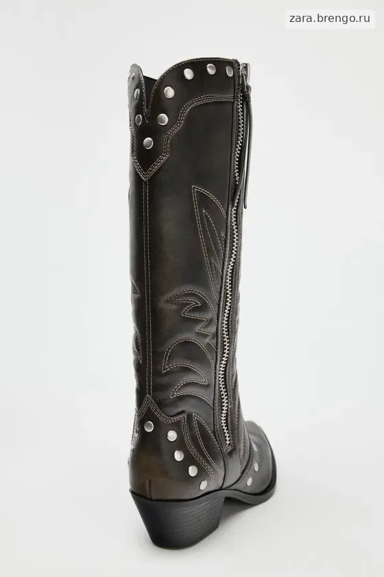 САПОГИ В КОВБОЙСКОМ СТИЛЕ С ЗАКЛЕПКАМИ