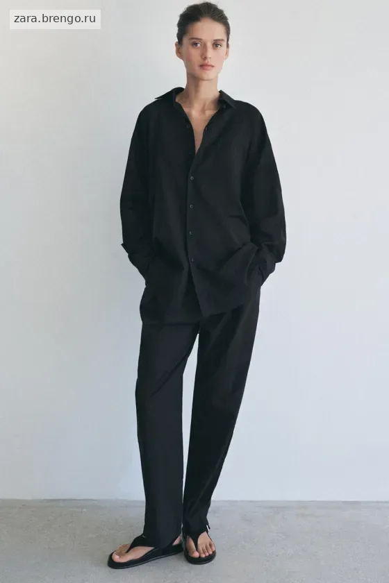 БРЮКИ С ЗАЩИПАМИ — коллекция Zara «ZW»