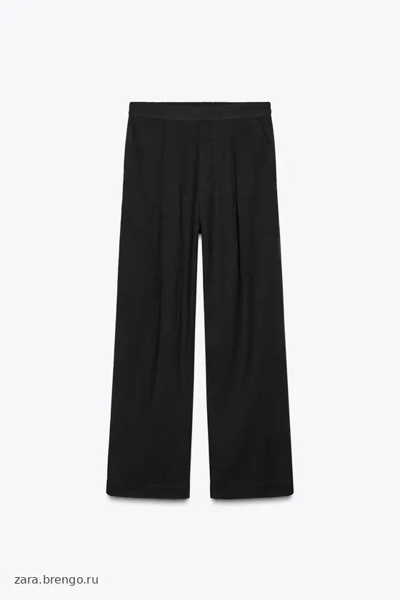 БРЮКИ С ЗАЩИПАМИ — коллекция Zara «ZW»