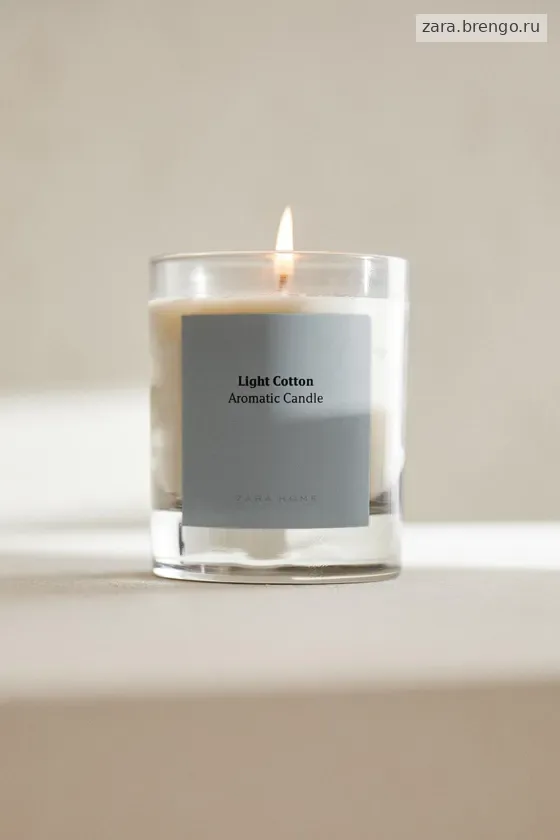 (200 г) ароматическая свеча light cotton