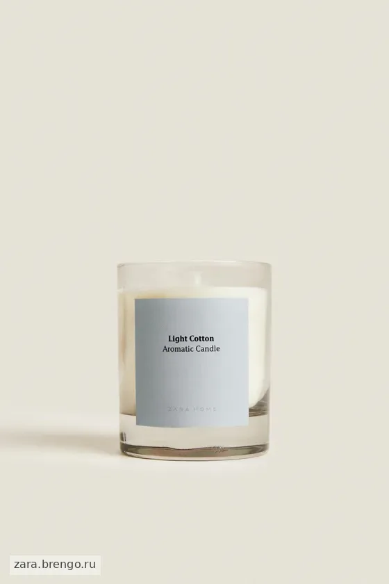 (200 г) ароматическая свеча light cotton