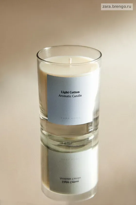 (200 г) ароматическая свеча light cotton
