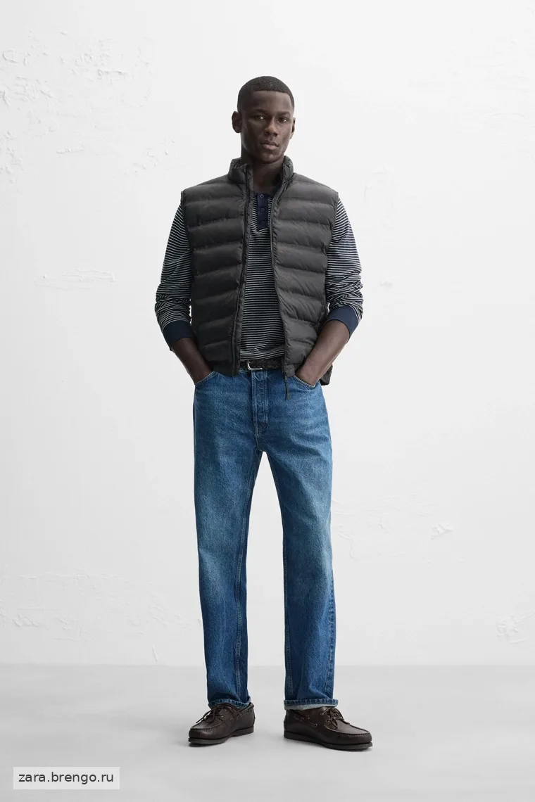 Легкий стеганый жилет zara