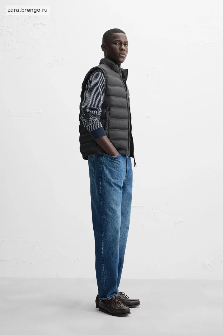 Легкий стеганый жилет zara