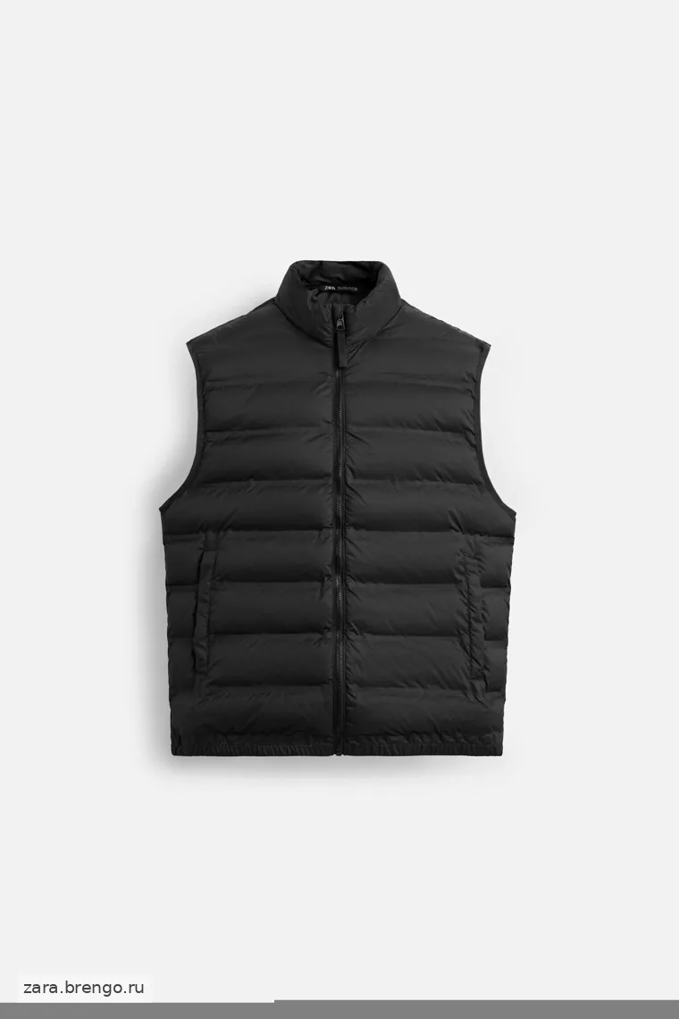 Легкий стеганый жилет zara
